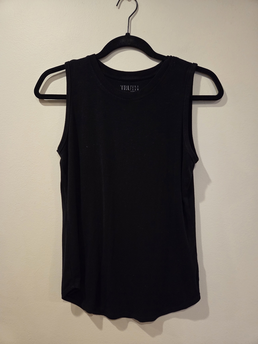 TRUTH By Republic Black Sleeveless Tank Top